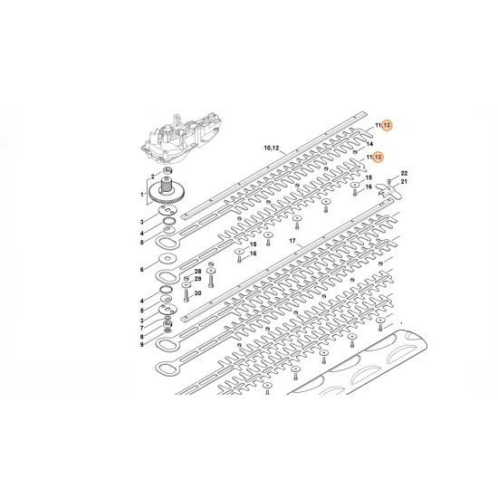 STIHL  Nóż / noże 450 mm / 18